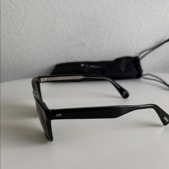 Oliver Peoples x Roger Federer R-3 51mm Polarized Black Sunglasses - Picture 3 of 8